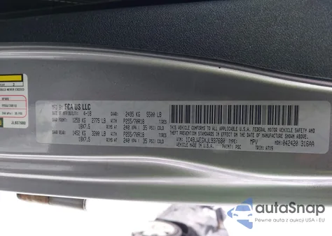 2018 Jeep Wrangler Jk Unlimited Sahara 4X4 z USA, uszkodzony, nr VIN 1C4BJWEGXJL937680